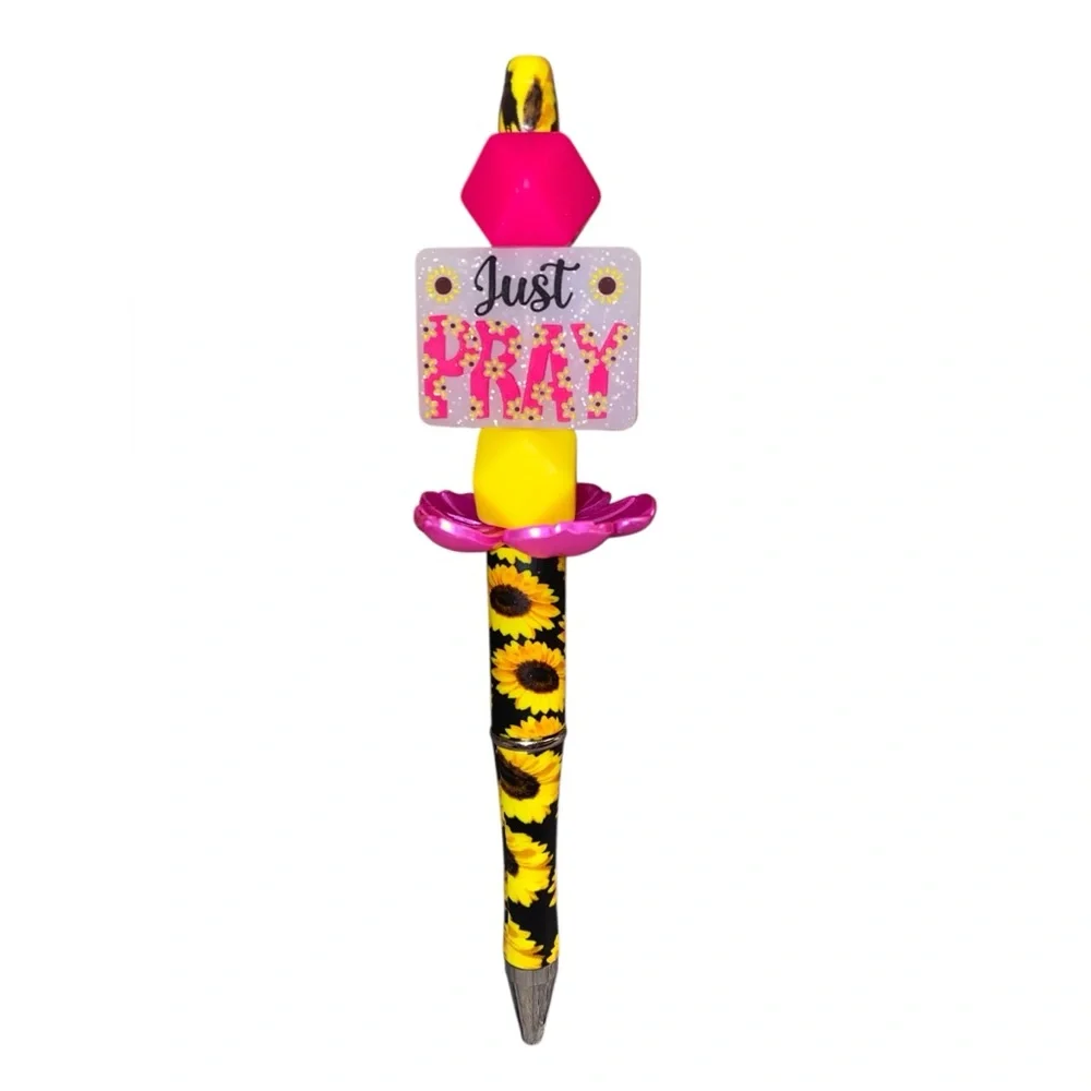 Sunflower “Just Pray” Pen